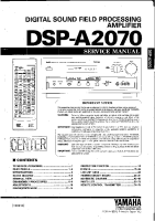 Yamaha DSPA-2070 - Service Manual-2